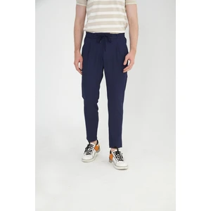 Erkek Regular Fit Fermuarlı ve Bağcıklı Rahat Jogger Pantolon