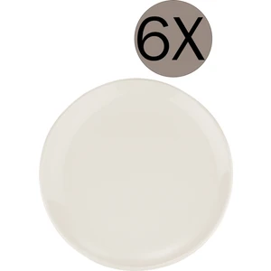 Bonna Porselen Beyaz Gourmet Düz Tabak 17 Cm 6'Lı Takım Grm17dz