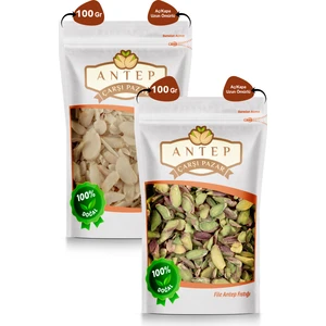 Antep Çarşı Pazar File Antep Fıstığı 100 Gr. | File Badem 100 Gr.