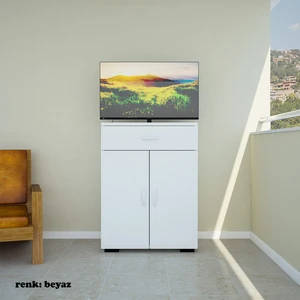 Modilayn 2 Kapaklı Tek Çekmeceli Çok Amaçlı Banyo Dolabı