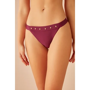 Boncuk Detaylı Bikini Alt