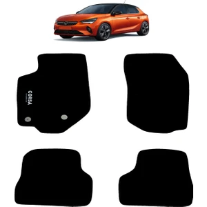 Opel Corsa F 2019 Sonrası Halı Paspas Siyah