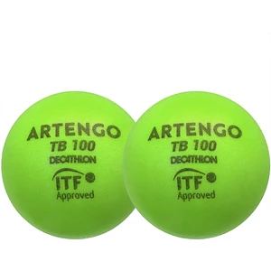 Artengo Sünger Tenis Topu - 9 Cm - 2 Adet - Yeşil - Tb100