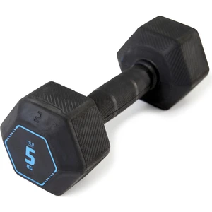 Corength Kauçuk 5 Kg Dambıl - Siyah - Hex - Kas Geliştirme / Crosstraining