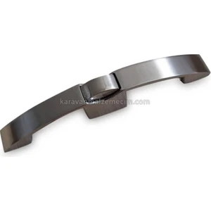 Shuıvan Kulplu Oval Basçek Dolap Kilidi 16CM - Parlak Krom