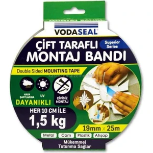 Çift Taraflı Bant 19 mm x 25 mt