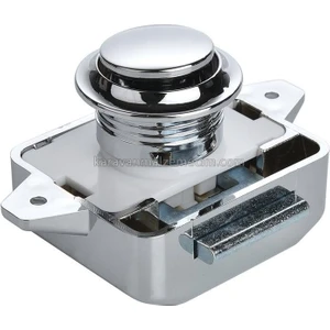 Shuıvan Basçek Dolap Kilidi Yuvarlak 26MM - Parlak