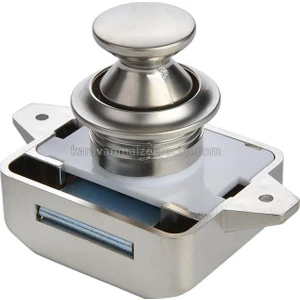 Shuıvan Basçek Dolap Kilidi Yuvarlak 26MM - Mat