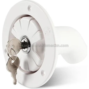 SHUIVAN Su Dolum Girişi Anahtarlı Kilitli Su Dolum Noktası - Beyaz