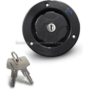 SHUIVAN Su Dolum Girişi Anahtarlı Kilitli Su Dolum Noktası - Siyah