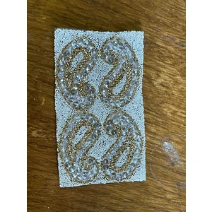 5x3 4 Adet Osmanlı Işleme Model Ütü Ile Yapışan Kesilebilir Yama Arma Aplike