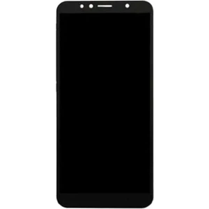 Al Herşeyi Huawei Y6 2018 Uyumlu LCD Ekran Dokunmatik Siyah Çıtasız
