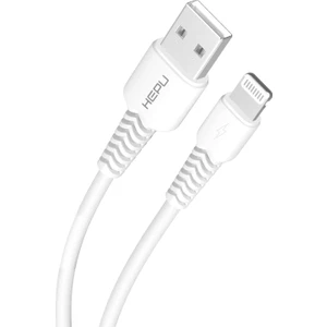 Hepu HP-424 Mild USB - Iph Lightning Qc3.0 3.1A Şarj Kablosu 30CM Beyaz