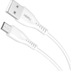 Hepu HP-417 Venus USB - Micro USB Qc3.0 3.1A Şarj Kablosu 1mt Beyaz
