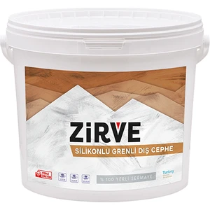 Zirve Tek Boya Silikonlu Grenli Dış Cephe 20KG