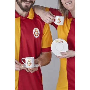 N3476 Galatasaray Lisanslı El Yazılı 2'Li Kahve Fincan Takımı