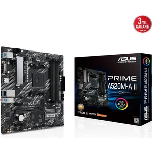 Prıme A520M-A Iı/Csm Amd A520 Am4 DDR4 4866 Dp Hdmı Vga M2 Usb3.2 Matx (Prıme A520M-A Iı/Csm) Anakart