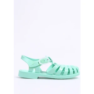 Yeşil Kız Çocuk Sandalet Sun 201 -P -Vert Tendre