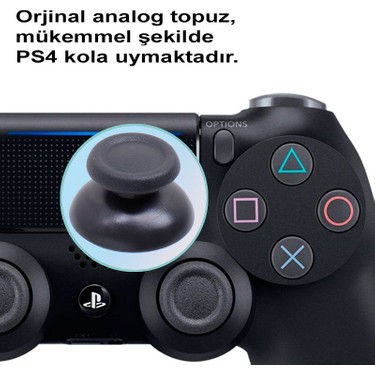 Pop Konsol 6 Adet Ps4 Analog Topuz Yedek Parça Ps V1 V2 Tüm Fiyatı