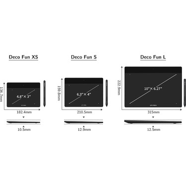 Xp-Pen Deco Fun Xs Grafik Tablet Siyah Fiyatı - Taksit Seçenekleri