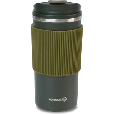 Korkmaz Freedom Plus Yeşil Çelik Mug 480 ml Çift Katmanlı Fiyatı