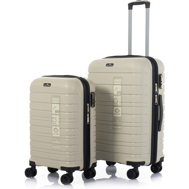 Hotowa Gold Pp Valiz 8010 Ekru Tsa Kilitli Ikili Set Fiyatı