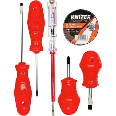 Knitex KTX-2680 Çok Amaçlı Tornavida Set 6 Lı -95 Fiyatı