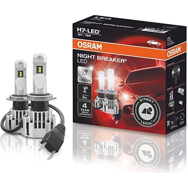 Osram Night Breaker LED H7 12V %220 Fazla Işık 64210DWNB (1 Takım-2
