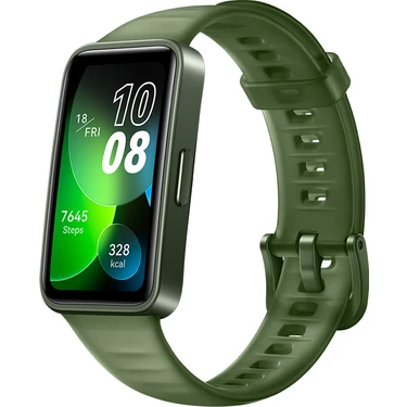 Huawei Band 8 Akıllı Saat - Yeşil, Geniş Renkli Ekran, Bluetooth Bağlantı, Kalp Atışı ve Uyku