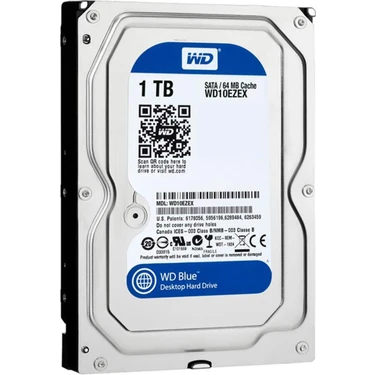 WD 1TB Blue SATA6 7200rpm 64MB WD10EZEX Disk Tipi ile Yüksek Fiyatı