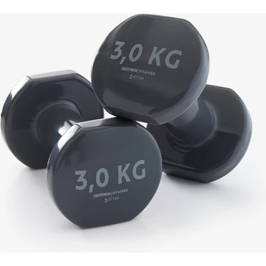 Decathlon DOMYOS 3 Kg Dambıl x2 - Fitness Hafif