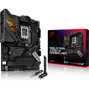 ASUS ROG STRIX Z790-H GAMING WIFI Intel Z790 LGA1700 DDR5 7800 DP HDMI 4x M2 USB3.2 WiFi 6E + BT