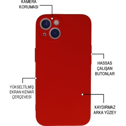 Apple iPhone 6 ile Uyumlu Kapak Yıldız Logolu Içi Kadife Lansman Silikon Kılıf - Yeşil fiyatları