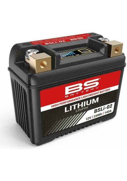 BS Battery Bs Bsli-02 2014-2016 Bmw S 1000 Rr Uyumlu Akü Lityum Akü