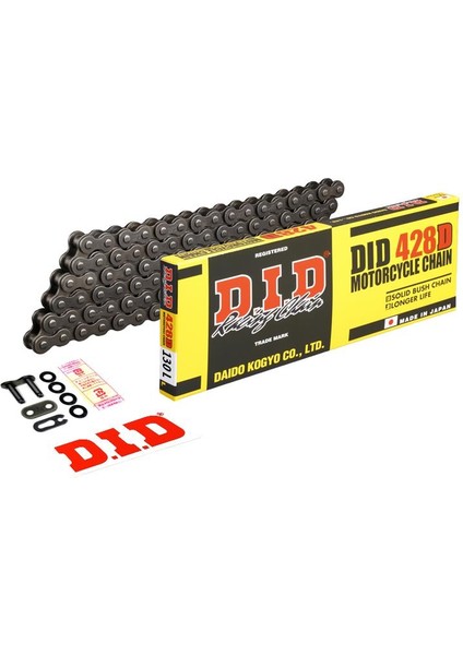 428-130D 2015-2022 Cf Moto 150NK Uyumlu Zincir Çelik Renk