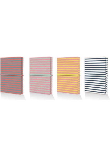 14X20 Çizgi Desen Suni Deri Defter Kareli 0017