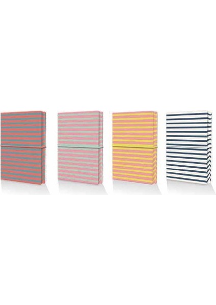 19X25 Çizgi Desenli Suni Deri Defter Kareli 0026
