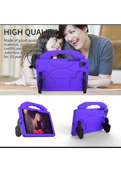 Samsung Galaxy Tab A7 T500 T505 T507 10.4 Inç Çocuk Kılıf Tutmalı Standlı Silikon Like Case fiyatları