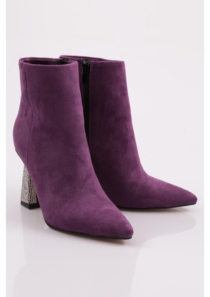 5711-424 Topuğu Taşli Kadin Kadeh Topuklu Bot fiyatları