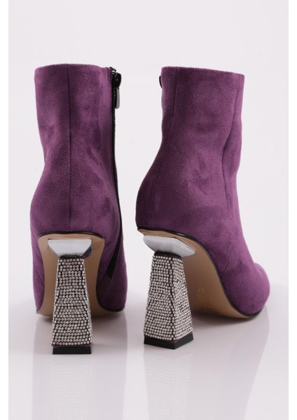 5711-424 Topuğu Taşli Kadin Kadeh Topuklu Bot modelleri