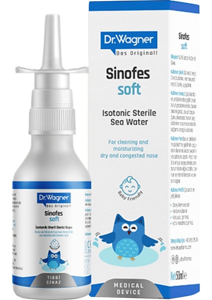 Sinofes Soft Izotonik Steril Deniz Suyu 50 ml