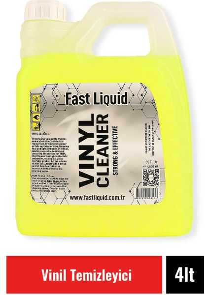 Fast Liquid Vınly Cleaner 4 Lt Plastik Temizleyici