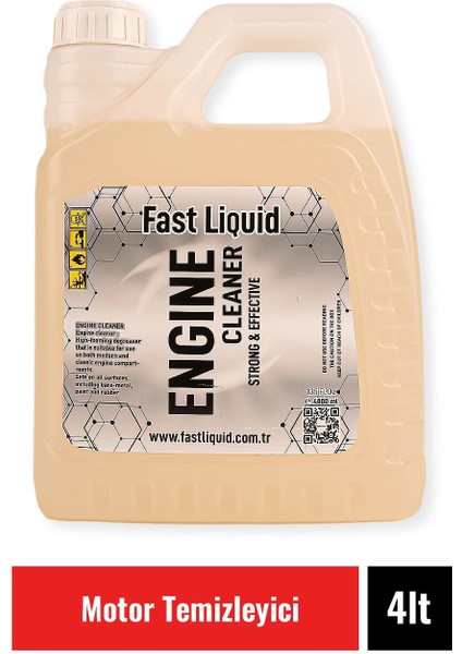 Fast Liquid Engıne Cleaner 4 Lt Motor Temizleyici