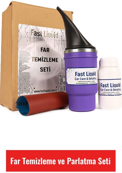 Fast Liquid Far Temizleme ve Parlatma Seti