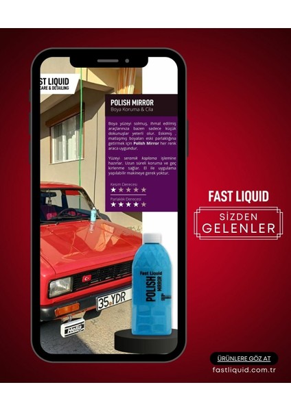 Fast Liquid Polısh Mırror 500 ml Boya Koruma & Cila