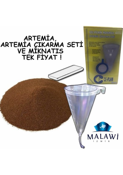 Sep-Art Artemia 100 gr + Ce Plan Artemia Çıkarma Seti