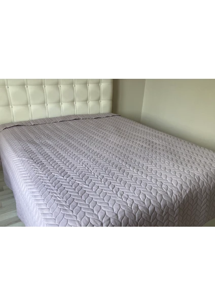 Genç Ev Home Düz Boya Lazer Kapitoneli Çok Amaçlı Pike Tek Kişilik 160 x 220 cm