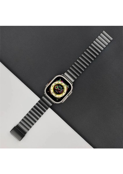 Apple Watch 8 7 6 5 4 3 Se Ultra 42 / 44 / 45 / 49 mm Uyumlu Metal Paslanmaz Çelik Kordon fırsatları