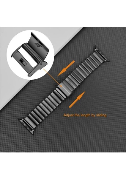 Apple Watch 8 7 6 5 4 3 Se Ultra 42 / 44 / 45 / 49 mm Uyumlu Metal Paslanmaz Çelik Kordon indirimleri