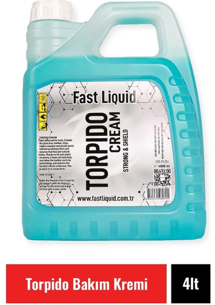 Fast Liquid Torpıdo Cream 4 Lt Torpido Bakım Kremi